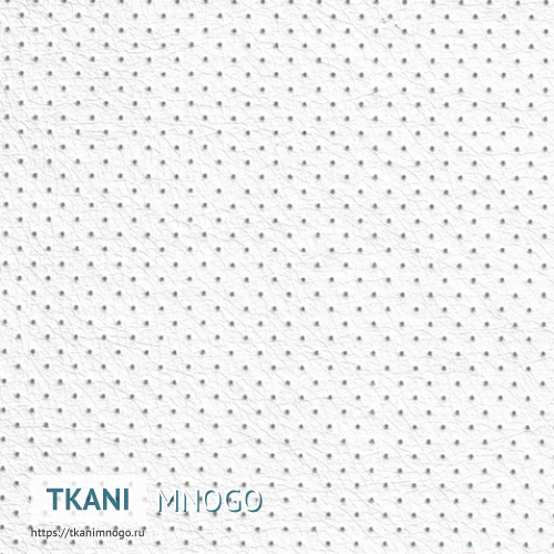 Фото ткани Auto Milk Кожа искусственная крупным планом, цвет белый, рисунок однотонный, производитель Китай