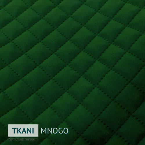 Фото обивки велюра “CSBYH1-32A” (ромб зеленый)