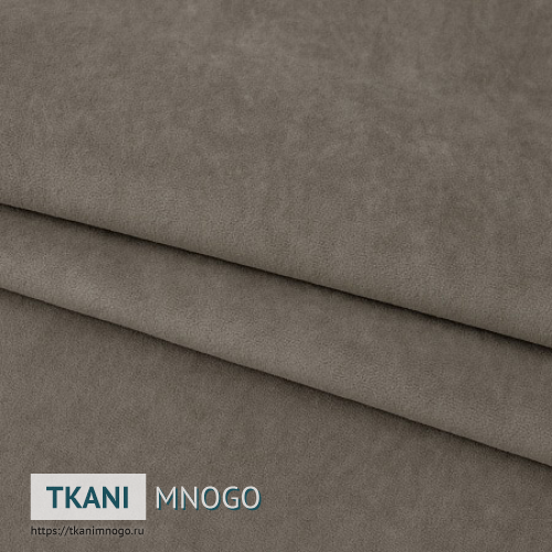 Фото ткани велюра “070” (однотонный серый)