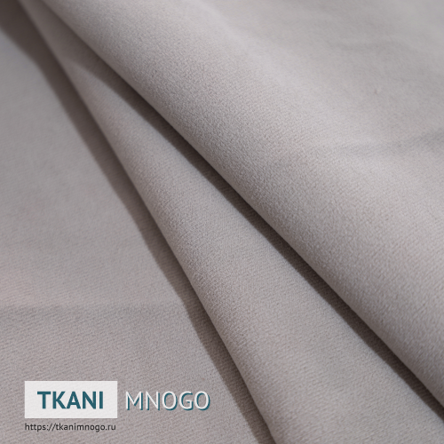 Фото ткани велюра “21” (однотонный бежевый)