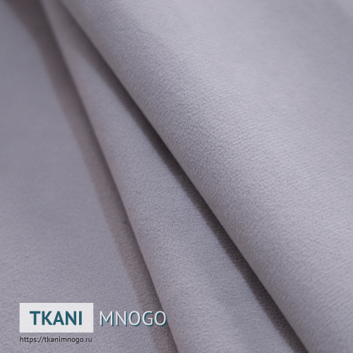 Фото ткани велюра “80” (однотонный серый)