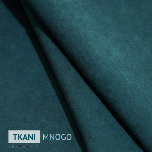 Фото внешнего вида велюра “60” (однотонный зеленый, синий)
