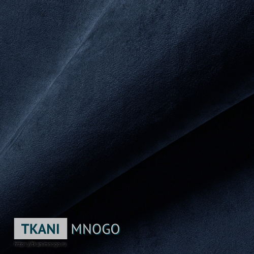 Фото материала велюра “22” (однотонный синий)