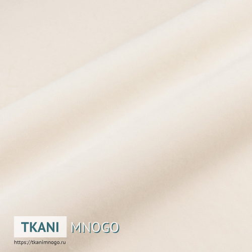 Фото ткани велюра “HM-2” (однотонный бежевый)