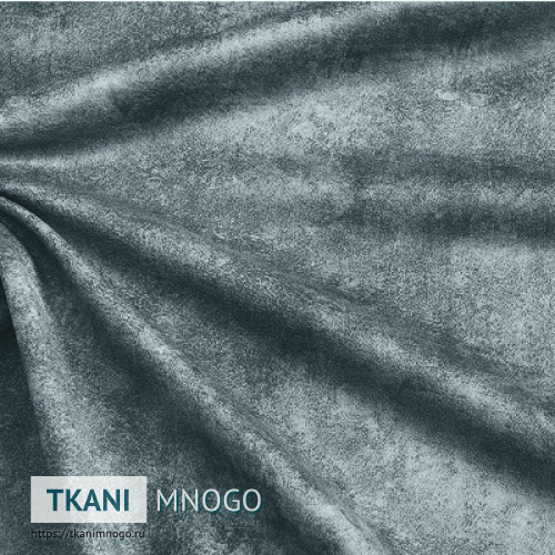 Фото внешнего вида велюра “Yura-17” (однотонный голубой)