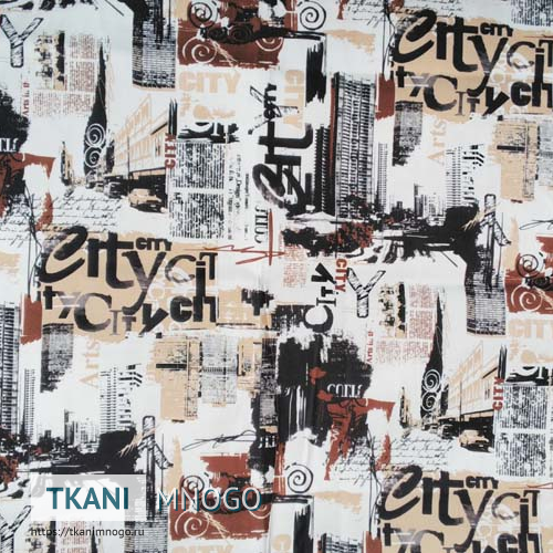 Фото рисунка микровелюра “LH07-1A” город.