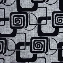 Рогожка С флоком - 261-1 (серый) - Обивка для мягкой мебели С флоком
