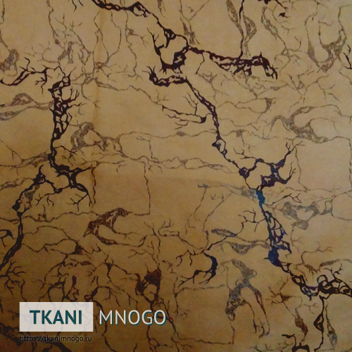 Фото текстиля Арбореал 253-2A артикул - бежевый узор. Производитель Китай. Замша - фактура.