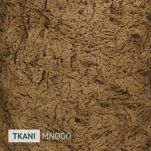 Фото ткани 819-3 - коричневый узор. Производитель Китай. Замша крупным планом.